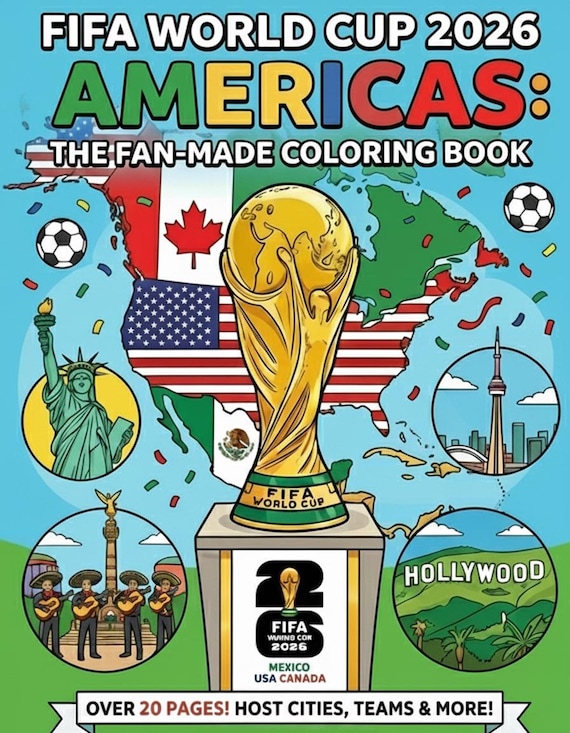Fifa 2026 Americas World Cup Coloring Book