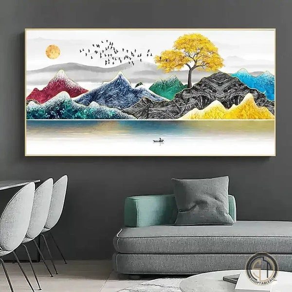 Artists Tree Canvas Art - Wall Decor Print with Paintbrush Design