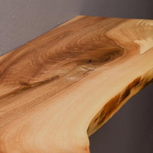 Floating Rustic Fireplace Mantle, Live Edge Walnut Mantel Shelf, Floating Fireplace Mantel Shelf, Rustic Mantel piece, Gift for Home, Mantel