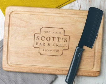 Personalised Wooden Chopping Board For Him