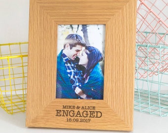 Engagement Gifts for Best Friend Personalized Photo Frame