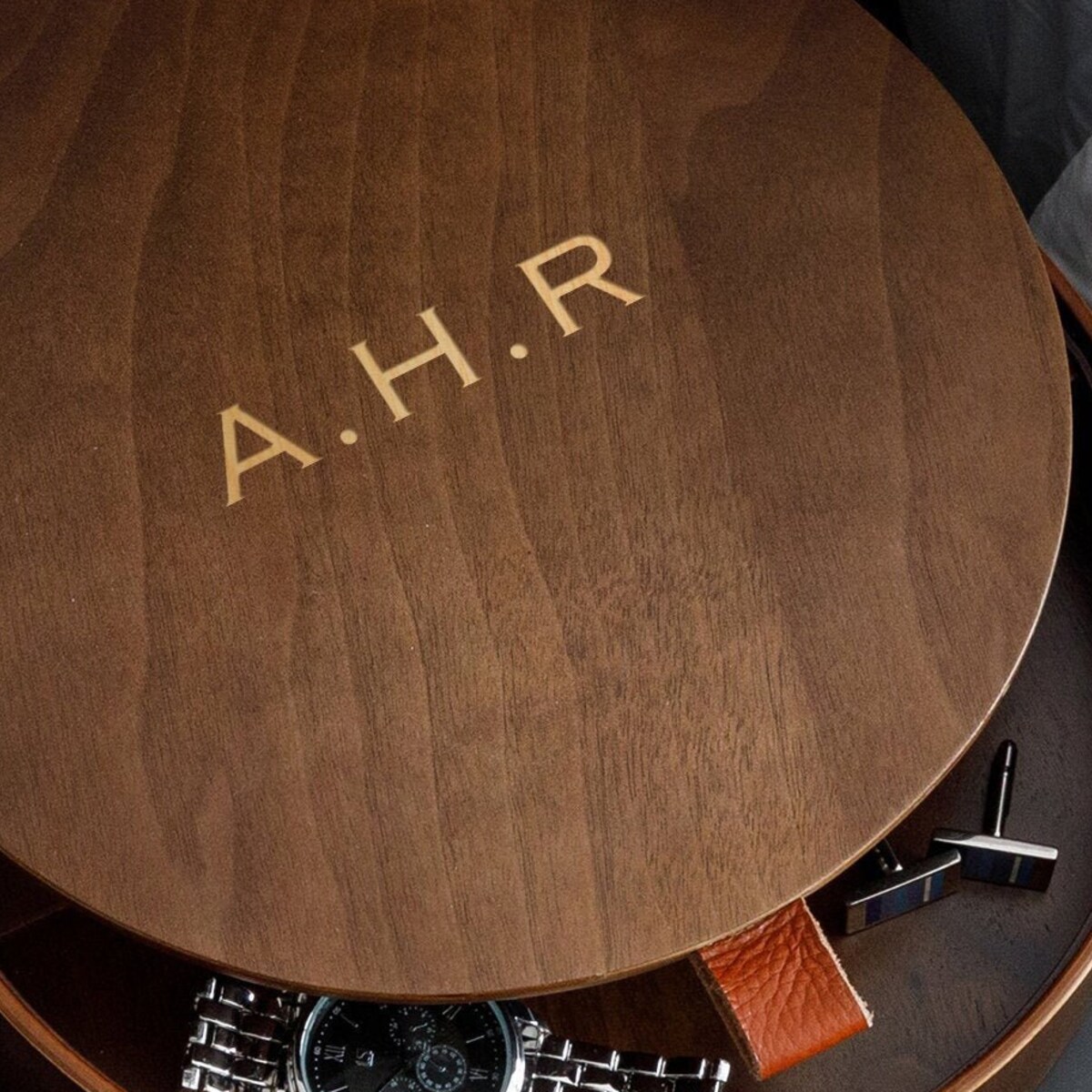 Personalised Gift for Him, Monogram Jewellery Box for Men, Personalized Initials Box, Anniversary Gifts for Dad, Engraved Men's Trinket Box - Etsy