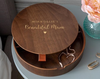 Personalised Jewellery Box for Mum - Personalized Jewelry Box for Women - Engraved Birthday Gift for Her