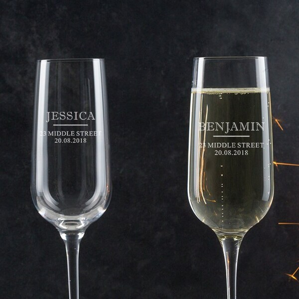 LEGADO PERSONALIZED CHAMPAGNE FLUTE main image 1