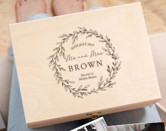 Wedding Keepsake Box Etsy