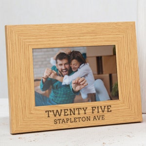 Personalized Housewarming Gift Photo Frame Personalised New Home Gifts Unique Housewarming Gifts For Couples New Home image 1