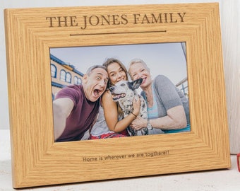 Family Picture Frame Personalized