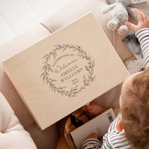 personalized memory box for baby