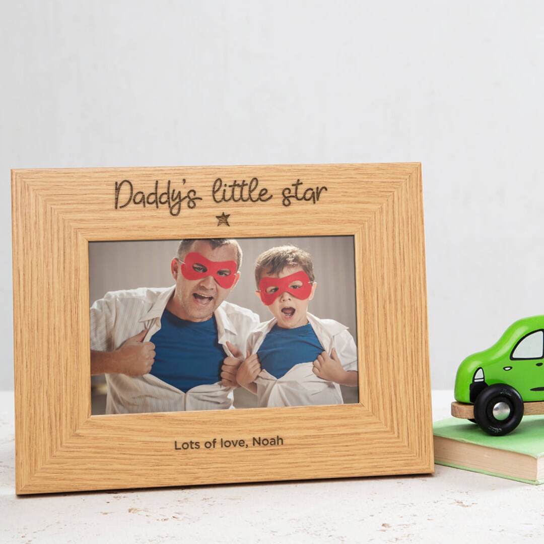 Personalised Daddy and Me Photo Frame Personalized Picture Frame for
