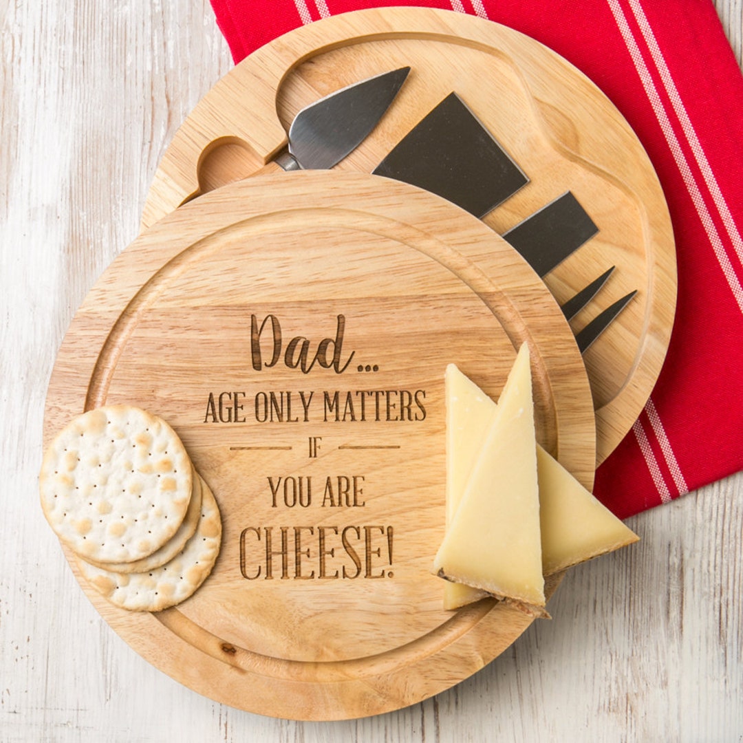 Personalised Age Only Matters If Youre Cheese Cheese Board Etsy UK
