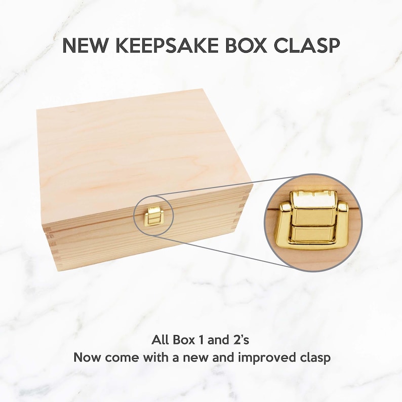 Personalized Baptism Gift Girl Keepsake Box - Personalised Christening Gifts for Girls Goddaughter - Unique Wooden Memory Box Baby image 9