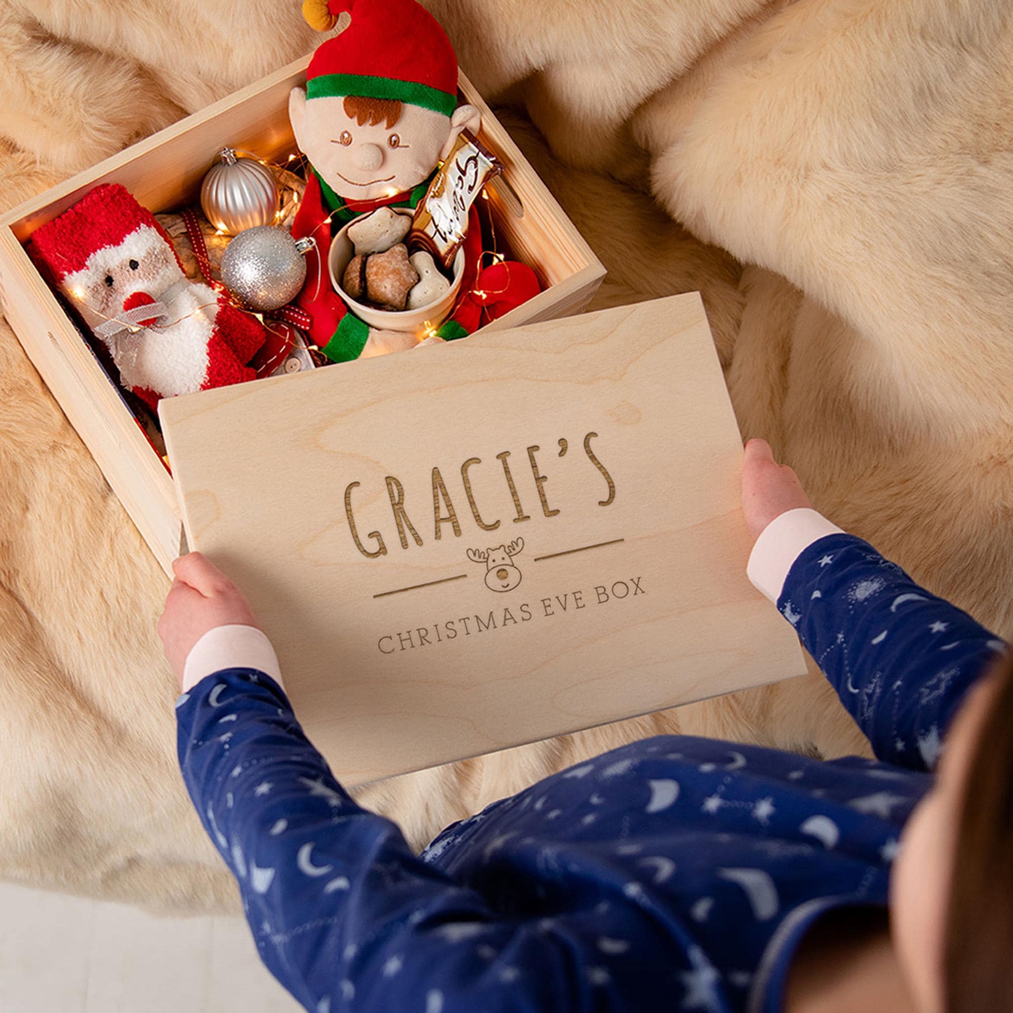 Christmas Box Ideas For Kids How To Make A Santa Christmas Eve Box