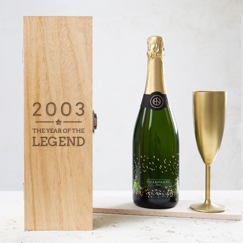 Natural Slate Placemat Engraved Coaster 18th Birthday Gifts for Boys 2003 Year of The Legend Design