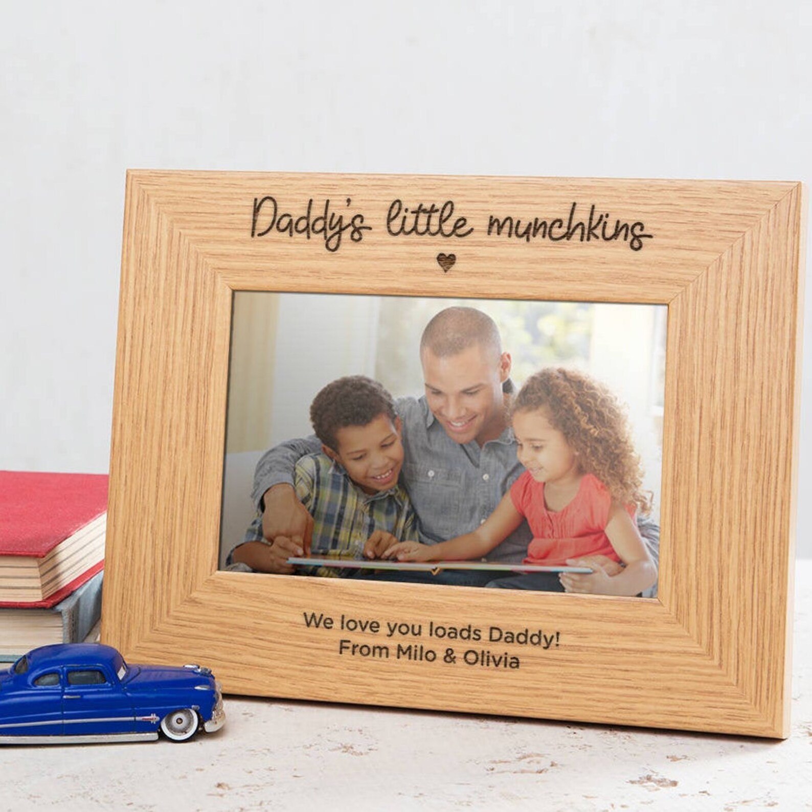 Personalised Daddy and Me Photo Frame Personalized Picture Etsy