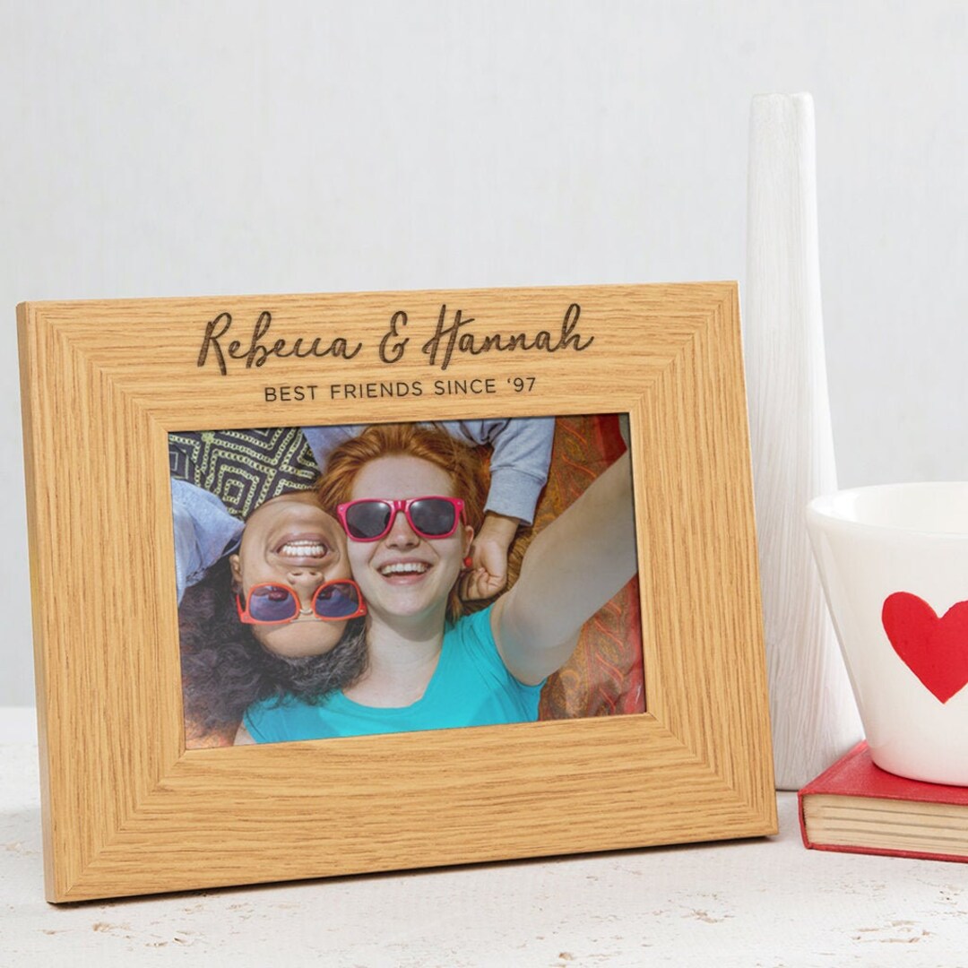 Personalised Best Friends Photo Frame Gifts for Friend Etsy