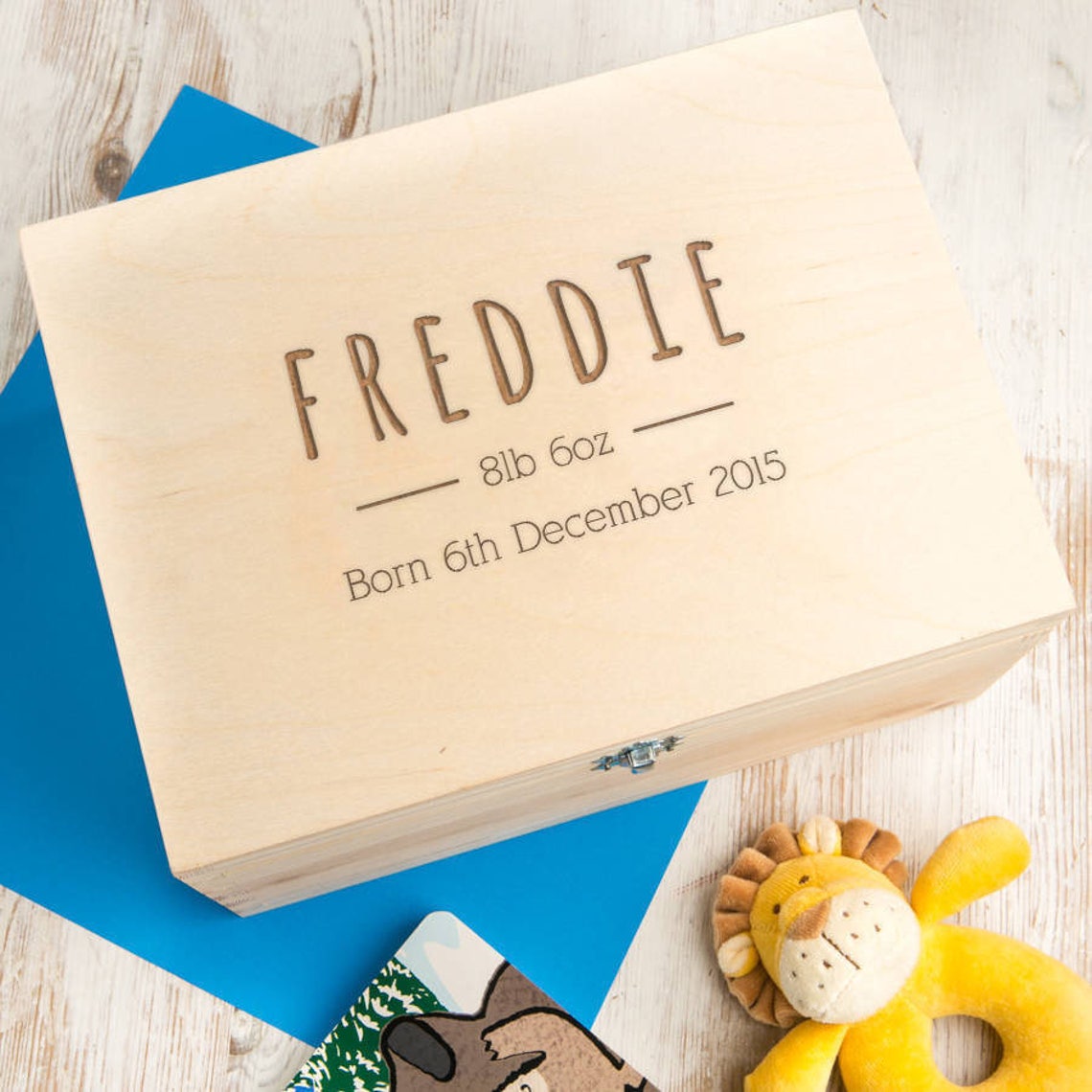 Baby Keepsake Box Baby Boy Gift Personalized Baby Gift Large | Etsy
