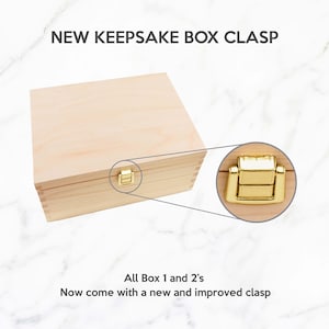 Personalised Baby Keepsake Box, Baby Memory Box, Personalized Baby Shower Gift for Newborn, Engraved Memory Box for New Mom, Wooden Box image 7