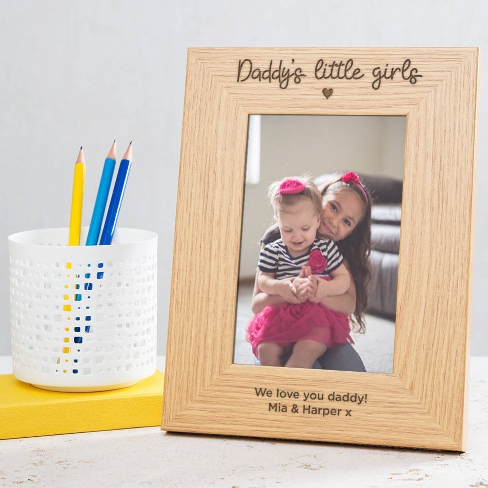 Personalised Daddy and Me Photo Frame Personalized Picture Etsy