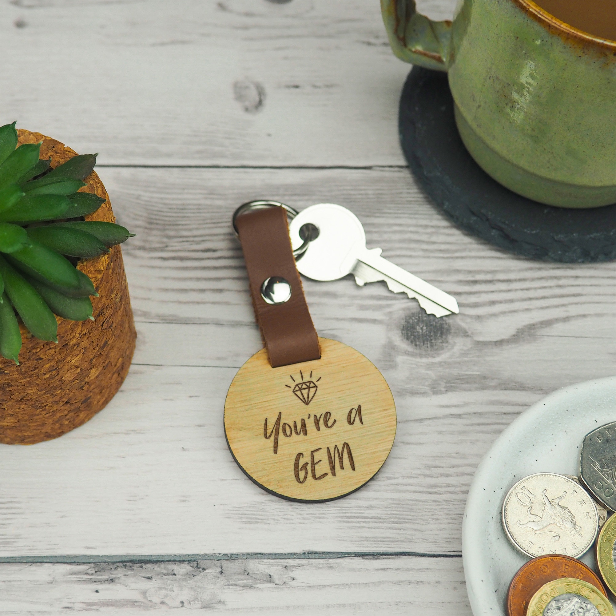 You're A Gem Keyring You're A Gem Keyring