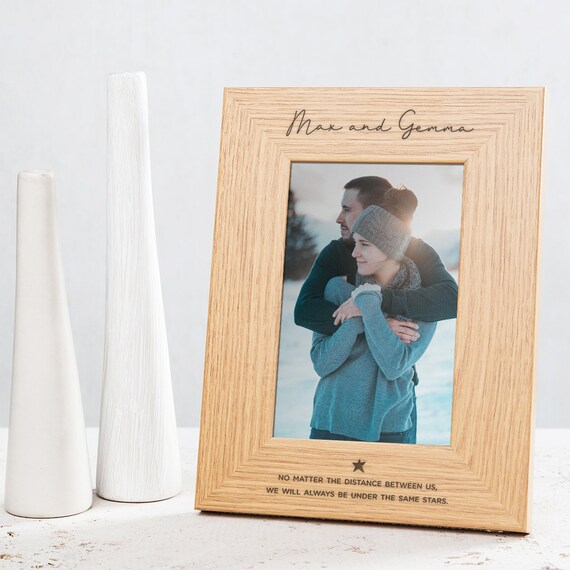 Long distance sales relationship photo frame