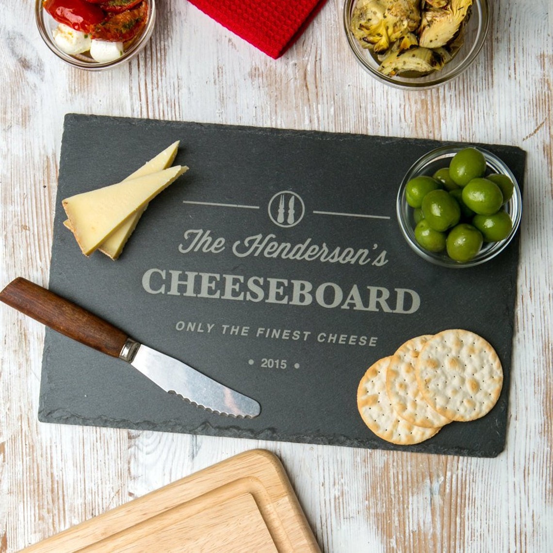 Personalised Slate Cheese Board Personalized Cutting or Etsy