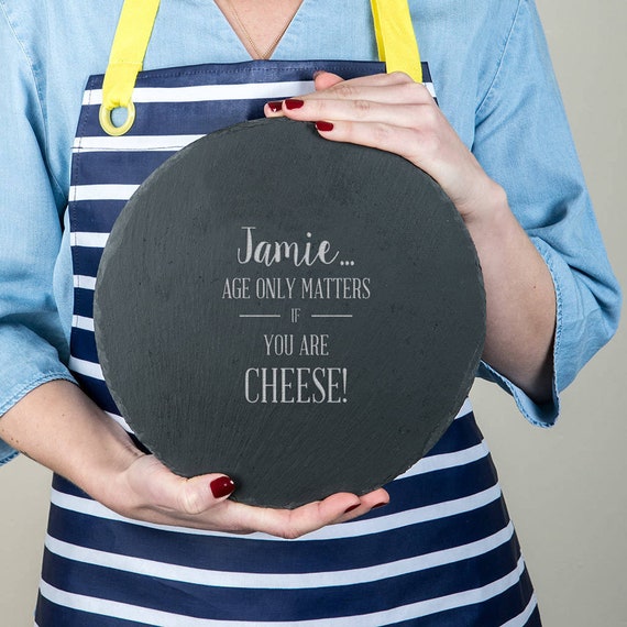 Personalised Perfectly Aged Slate Cheeseboard