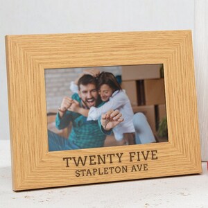 Personalized Housewarming Gift Photo Frame Personalised New Home Gifts Unique Housewarming Gifts For Couples New Home image 2