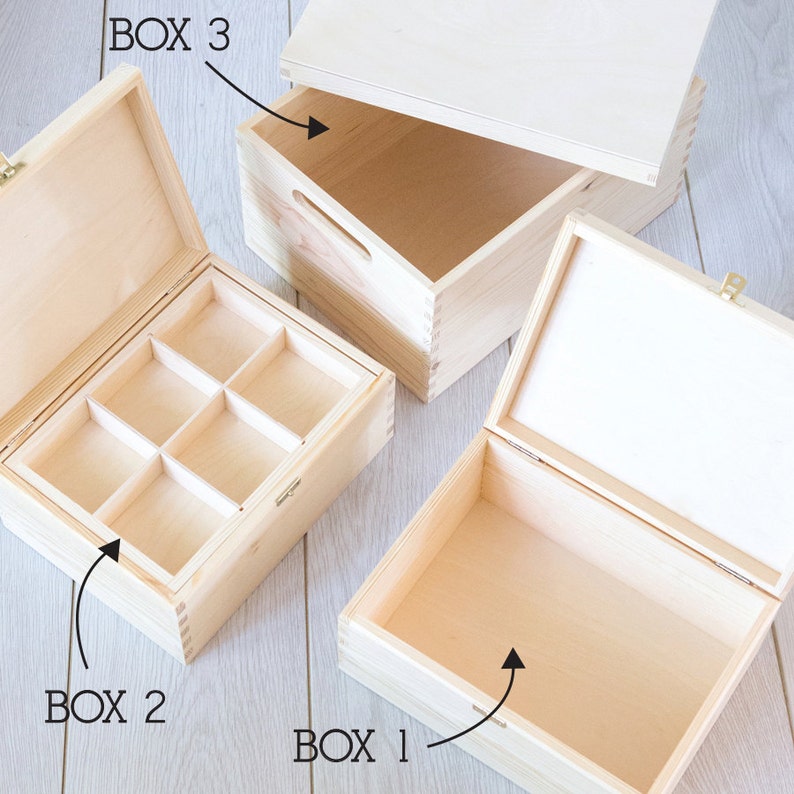 Wood Sewing Box Personalized zdjęcie 4