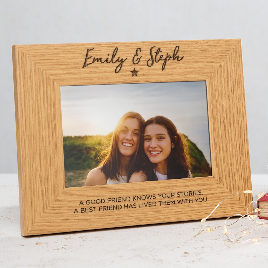 Personalised Best Friend Gift Photo Frame Personalized Friends Picture