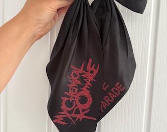 Alternative Rock Music Band/Festival/Gig Hair Bow Customise With Any Band You Want Concert Hair Bows Rock/Emo SlamDunk Download Festivals