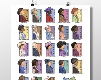 Women&#39;s Rights Poster - She Series  - Special Suffragette Edition Poster