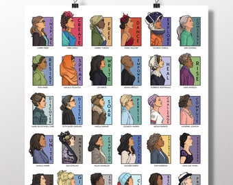 She Series Collage - Special 36 Real Women Collection Poster