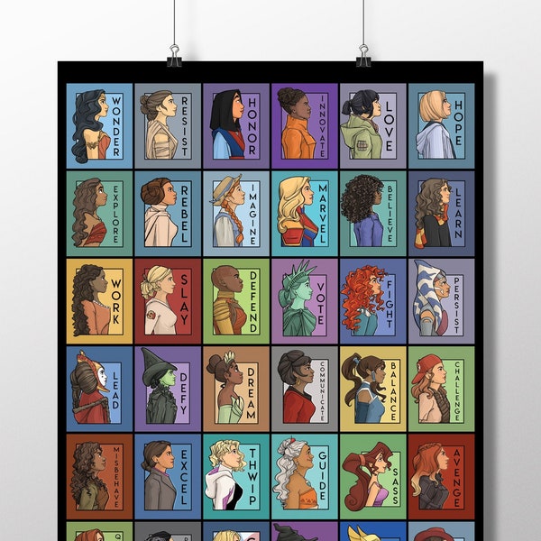 She Series Collage - Special Pop Culture Edition Poster