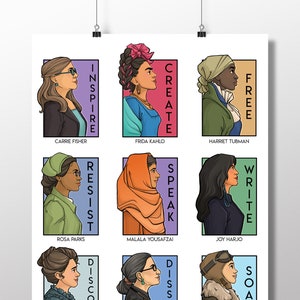 She Series Collage - Special 36 Real Women Collection Poster
