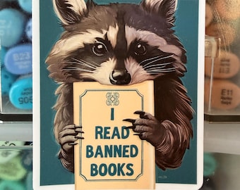I Read Banned Books Sticker