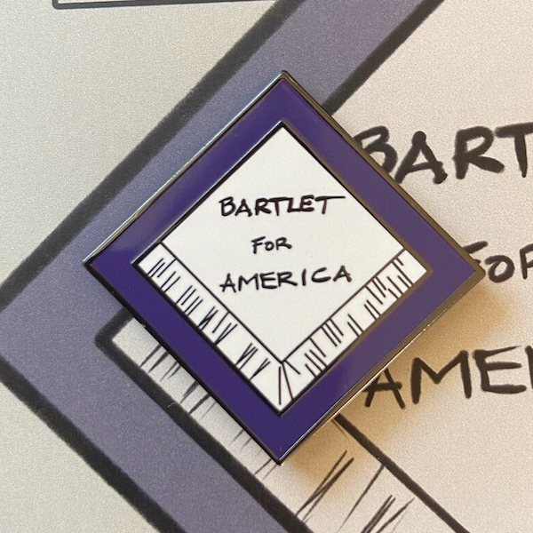 Bartlet dla Ameryki - Pin