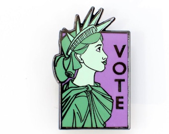 Vote - Lady Liberty - She Series Pin
