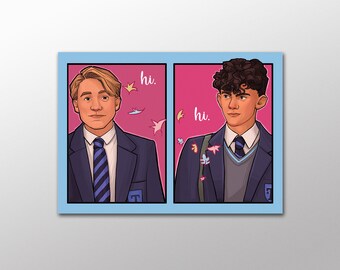 Nick and Charlie Postcard