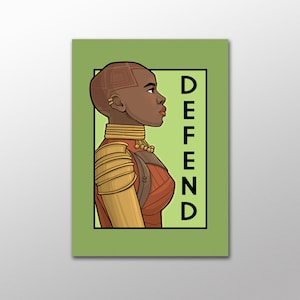 Cartão Postal Defesa - Série Ela