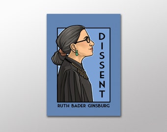 Dissent - Ruth Bader Ginsburg - She Series Postcard