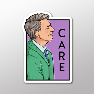 Individual Die Cut - Care- Fred Rogers - He series sticker (Item 01-502)
