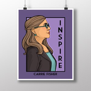 Inspirar - Carrie Fisher - Serie Ella Impresión Mediana