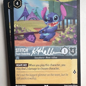 Lorcana Karte - Stitch - Team Underdog - Shimmering Skies