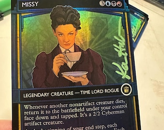 Missy Universes Beyond: Showcase Doctor Who (WHO) - signed foil card