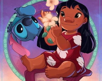 Lilo & Stitch Issue 7 Exclusive Comic Virgin Variant with cover created by Karen Hallion