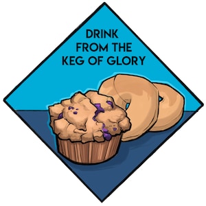 Keg Of Glory Sticker