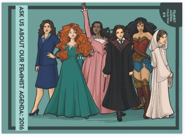 Feminist Agenda Collectible Trading Card