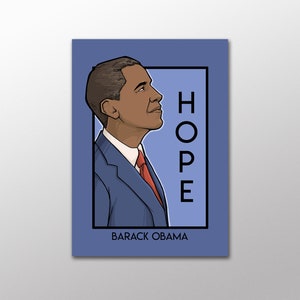 Hope - Barack Obama - He Series Postcard