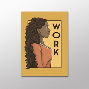 Work - She Series Postcard