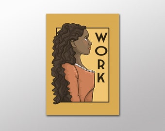 Work - She Series Postcard